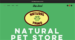 Desktop Screenshot of naturalpawsreno.com