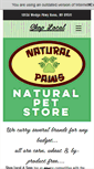 Mobile Screenshot of naturalpawsreno.com